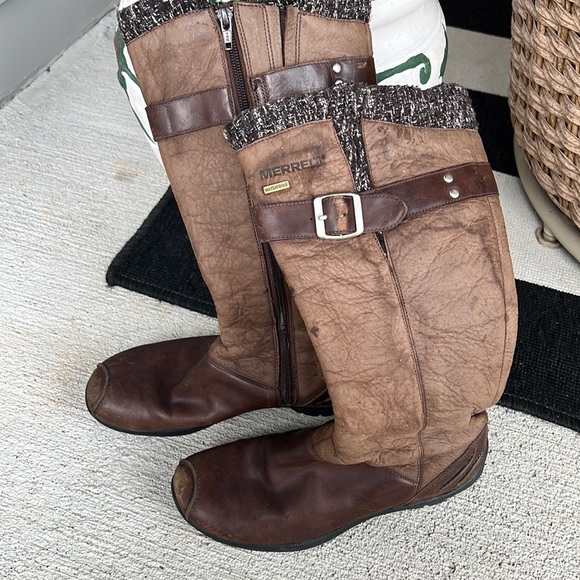 MERRELL Martina waterproof espresso performance leather boots - Picture 2 of 7